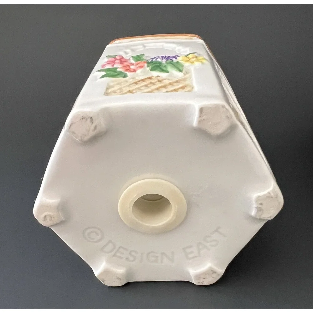 Vintage Otagiri Gazebo With‎ Flowers Salt & Pepper Shakers